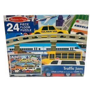 Melissa and‎ Doug Traffic Jam 24-piece Floor Puzzle 3' x 2' Ages 3+